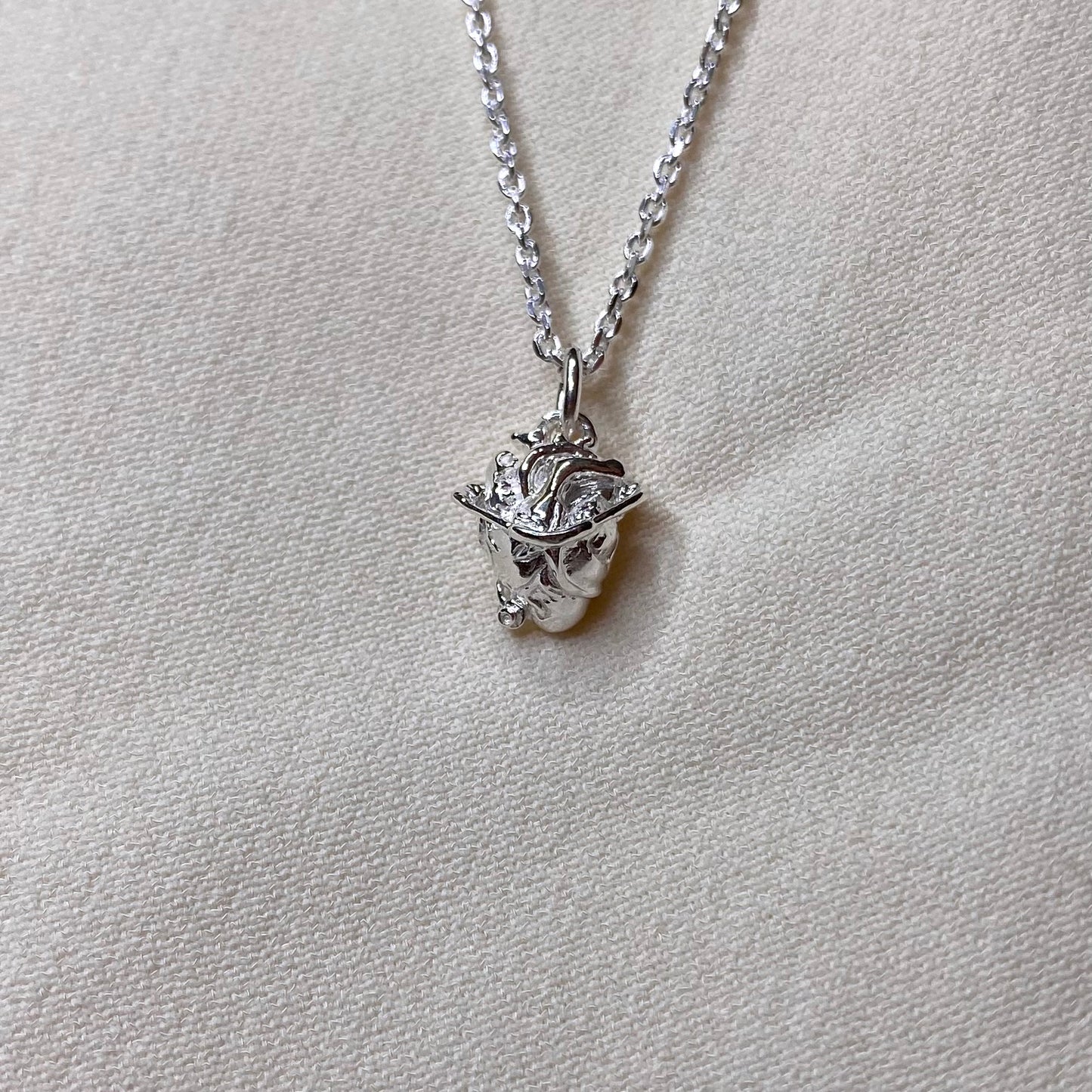 Collana cuore anatomico e stetoscopio per Medicina