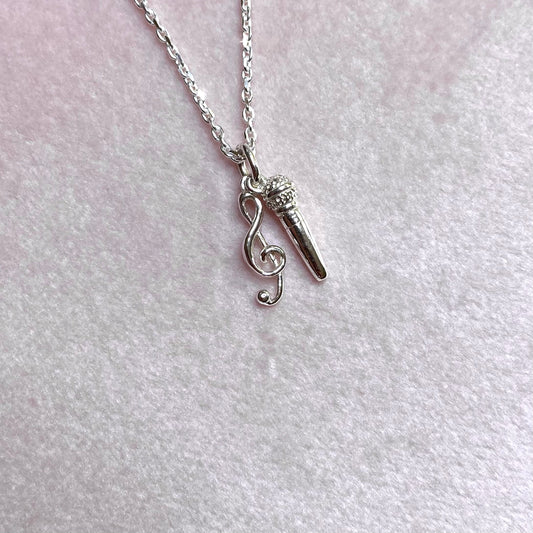 Collana Microfono e Chiave di violino