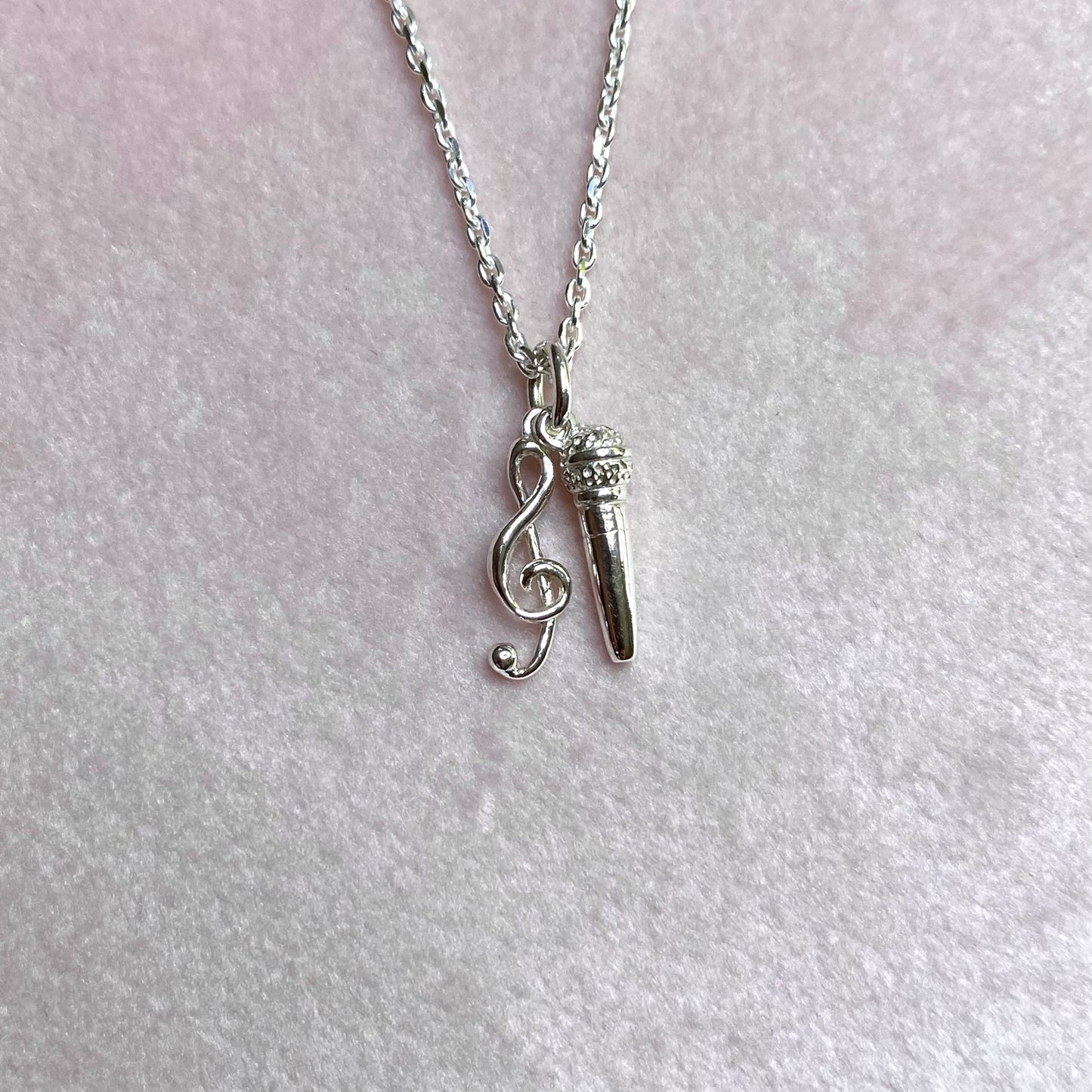 Collana Microfono e Chiave di violino