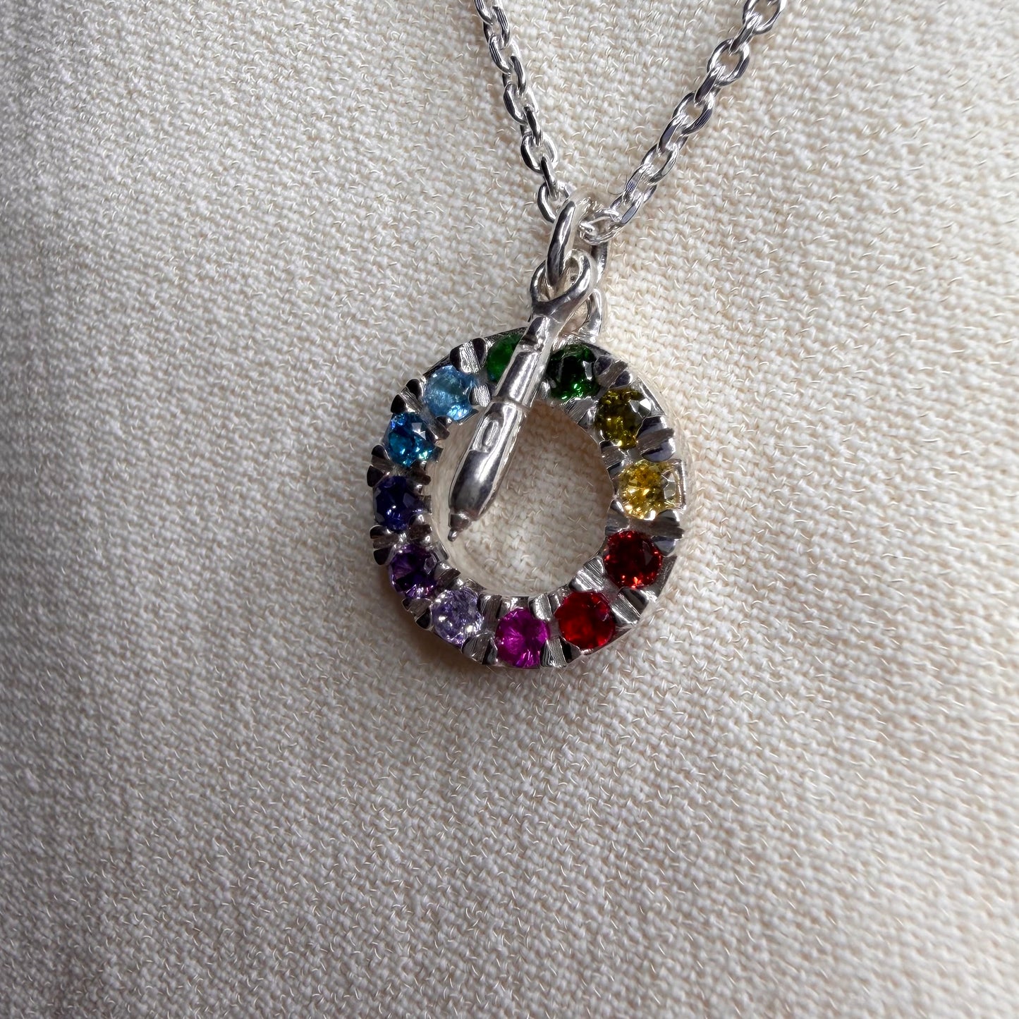 Collana disco colori e penna digitale per Animazione