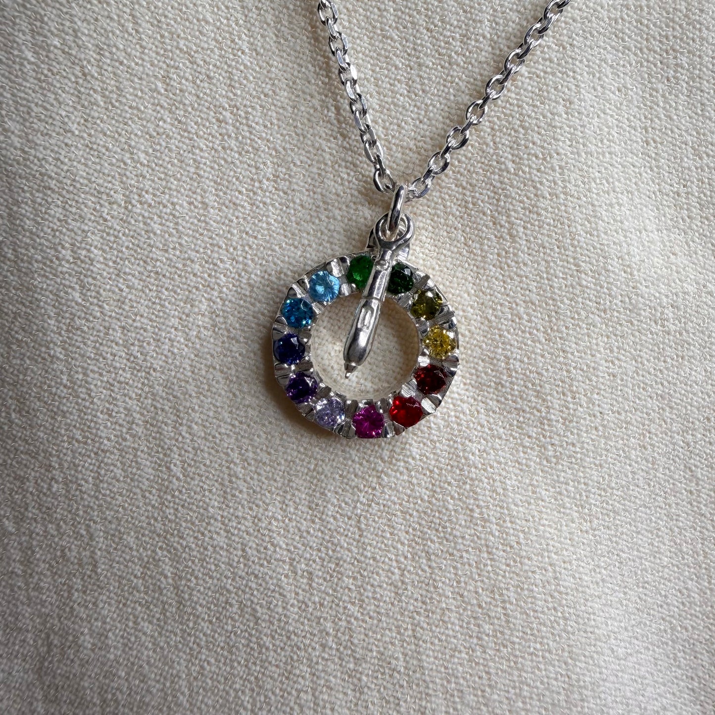Collana disco colori e penna digitale per Animazione