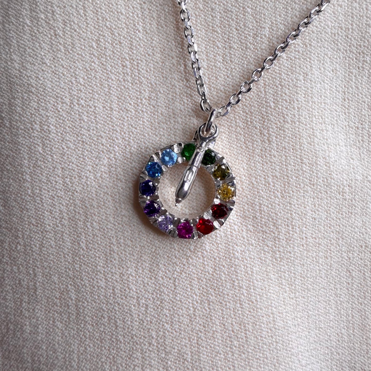 Collana disco colori e penna digitale per Animazione